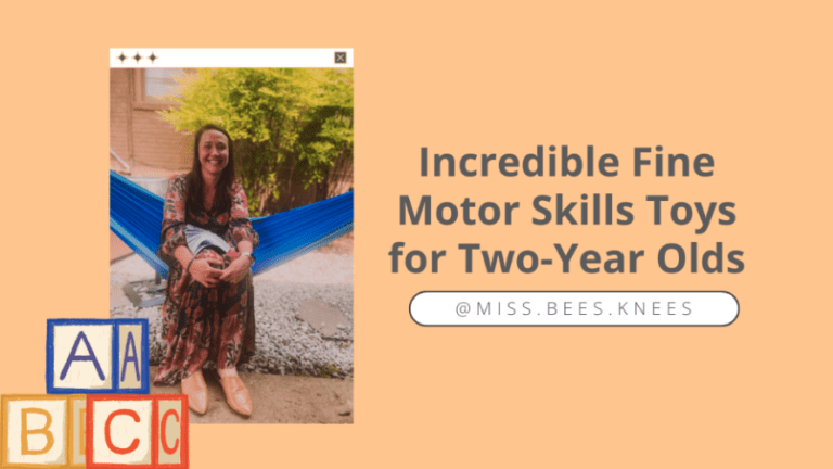 Incredible Fine Motor Skills Toys for Two Year Olds